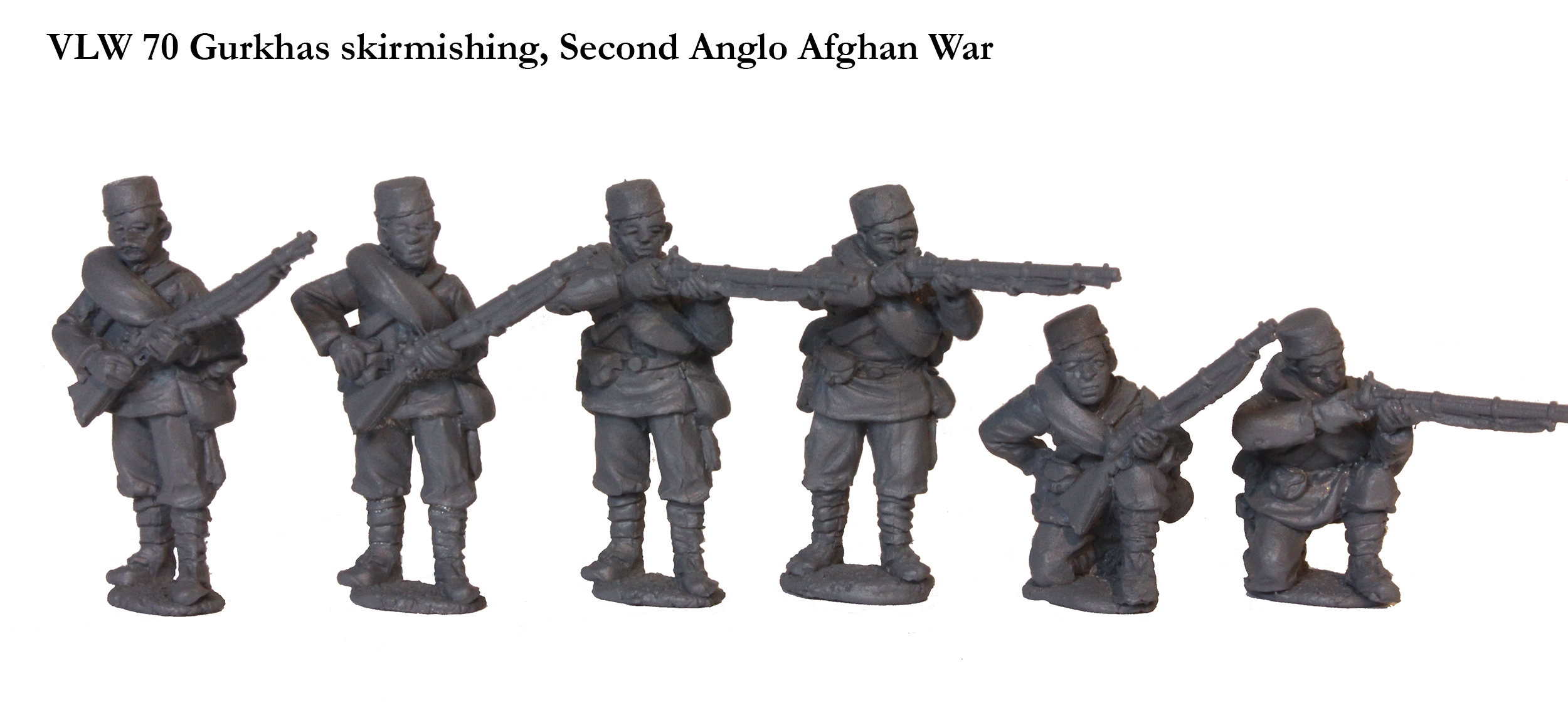 Perry Miniatures VLW 70 Gurkhas figurines tirailleurs 2e guerre afghane