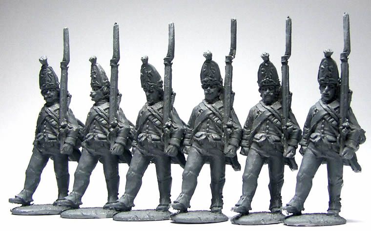 Perry AWI AW77 figurine grenadiers Hesse-Cassel avancent