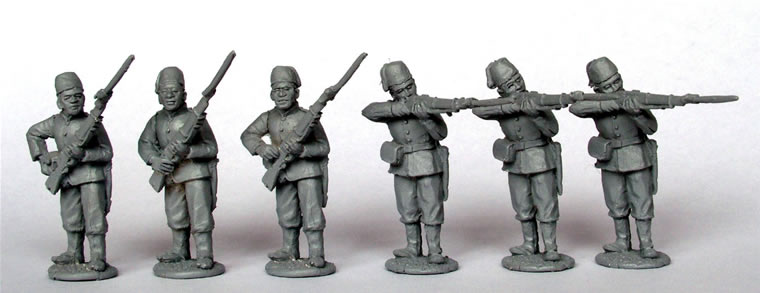 Perry Sudan SB54 infanterie soudanaise figurines tir