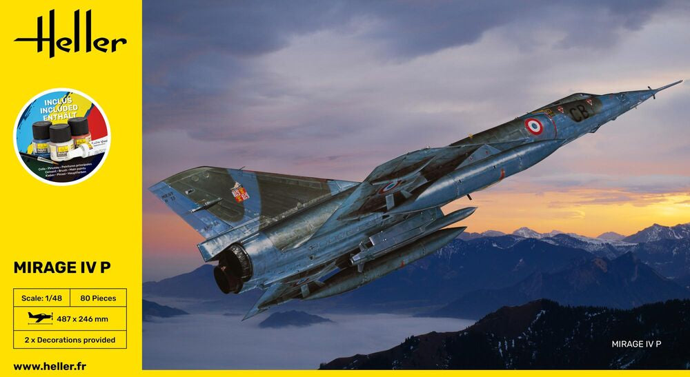 Heller Starter Kit Mirage IV P 1/48 maquette avion