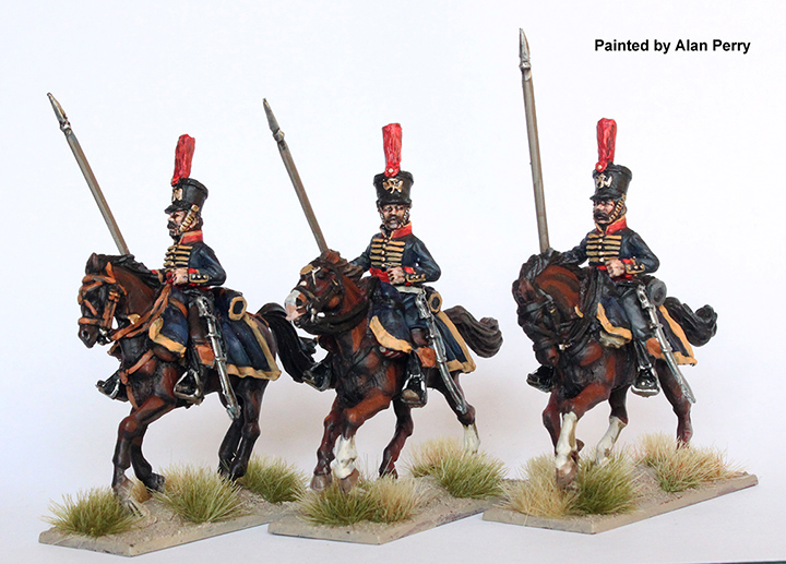 Perry Miniatures Napoleonic SPA 66 Lanciers Don Sanchez figurines galop