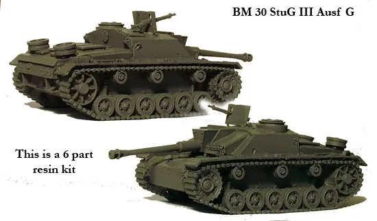 Perry Miniatures BM 30 maquette StuG III Ausf G 28mm