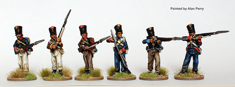 Perry Miniatures SPA 27 fusiliers ligne de tir figurines 28mm shako cloche