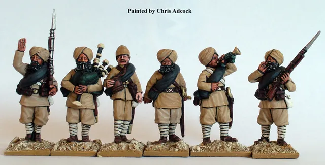Perry Miniatures Victoria SB68 figurines commandement sikh