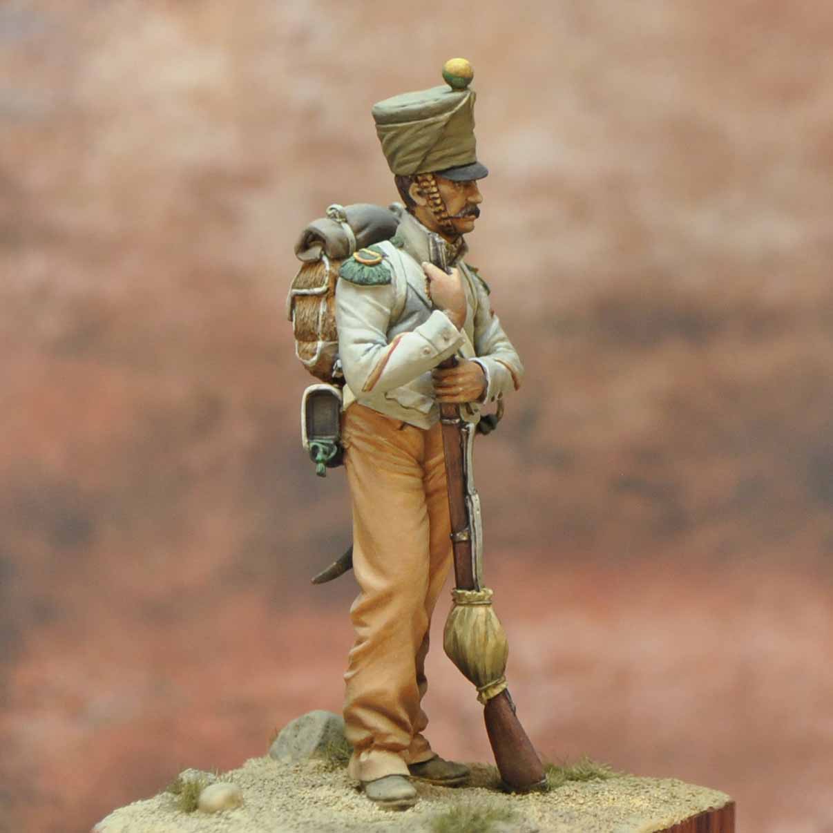 ART GIRONA Napoleonic Sergeant Voltigeurs figurine 1811