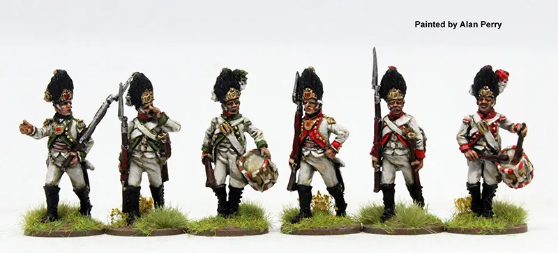 Perry Miniatures SAX 3 grenadiers saxons figurines 28mm 1806