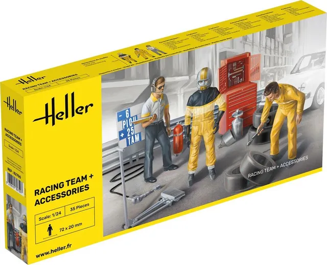 Heller Historical Collection Racing Team 1/24 figurines plastique