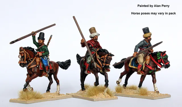 Perry Miniatures Napoleonic OT 19 figurines cavaliers Deli lance
