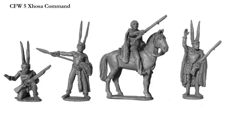 Perry Miniatures Cape Frontier CFW 5 figurines Xhosa métal