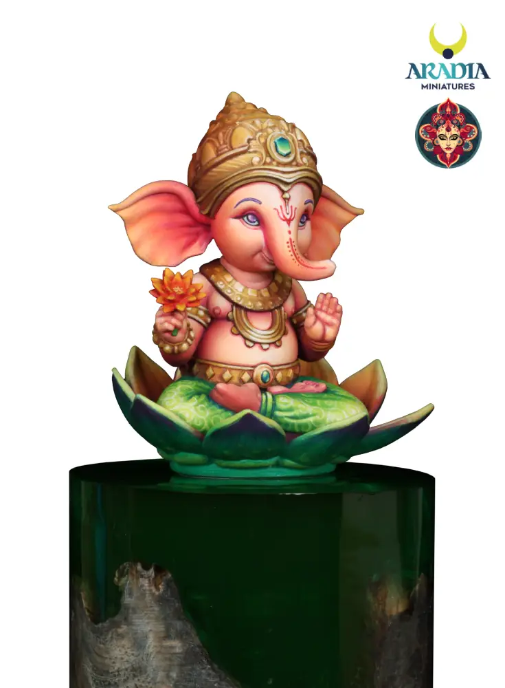 Aradia Kali Yuga Ganapati Figurine résine dieu éléphant