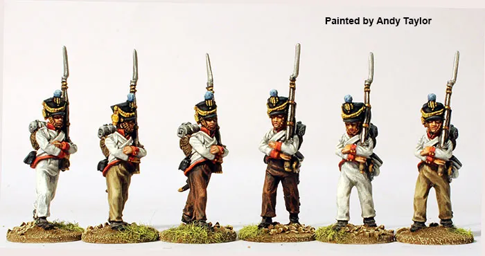 Perry Napoleonic NCR 5 figurines fusiliers Würzburg 1809-12