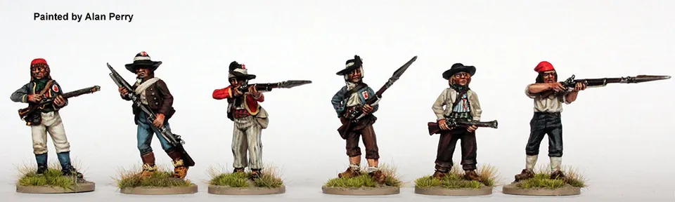 Perry Miniatures Vendéens REVV1 figurines tirailleurs