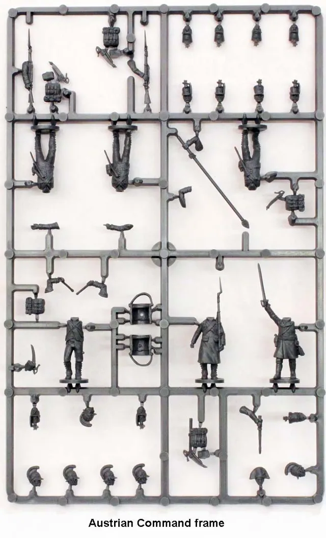 Perry B 30 Austrian Infantry Command accessoire plastique 28mm