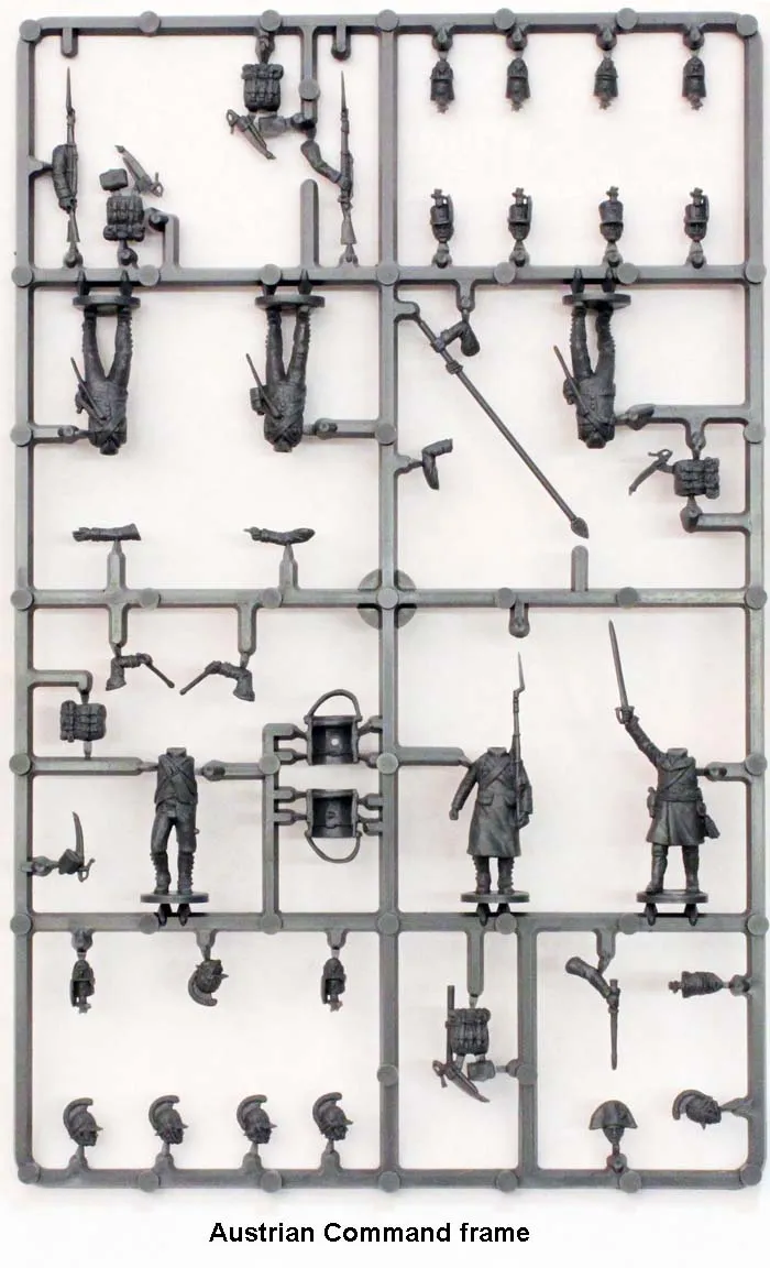 Perry B 30 Austrian Infantry Command accessoire plastique 28mm