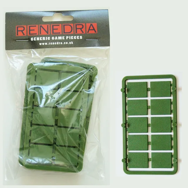 Perry Miniatures Accessoires B5 50 socles 15 x 20 mm
