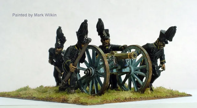Perry Miniatures Napoleonic NBK24 figurines artillerie canon 6 livres 28mm