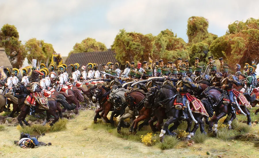 Perry Miniatures D 55 Brigade cavalerie autrichienne figurines 28mm lot