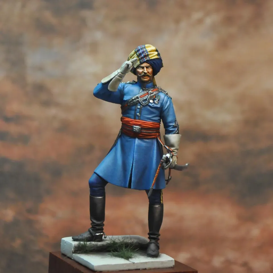Art Girona 70mm 28th Light Cavalry figurine Rajput 1910