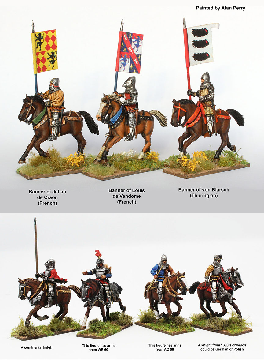 Perry Miniatures AO70 boîte chevaliers montés Agincourt 1415 x12