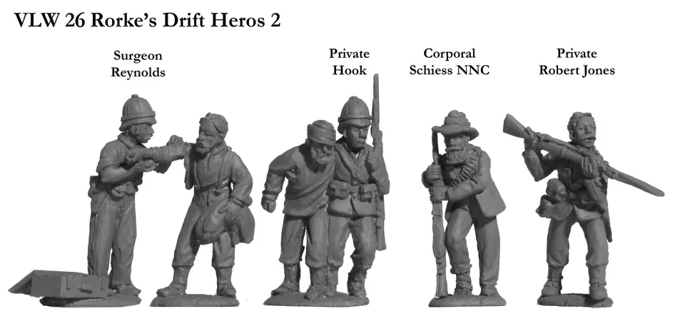 Perry Miniatures VLW 26 figurines Rorke's Drift Heroes 2 métal 28mm