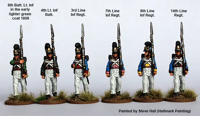 Perry Napoleonic BAV 7 ligne infanterie figurines 28mm marche