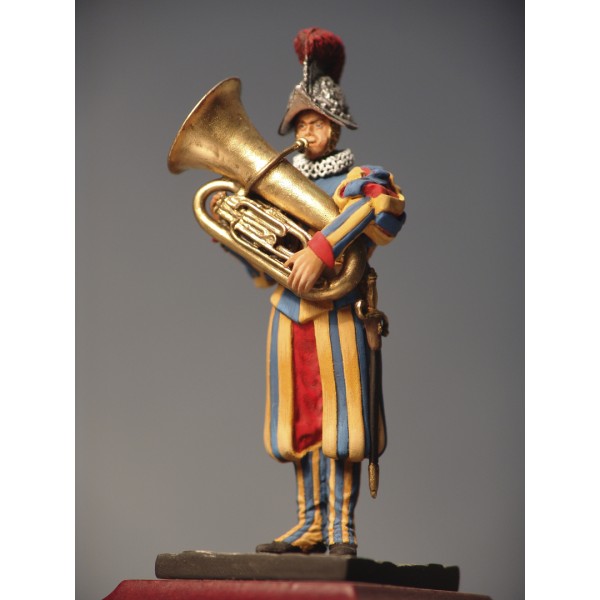 Art Girona Swiss Guard Tuba figurine 54 mm garde suisse
