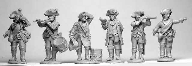 Perry Miniatures AW97 figurines Hesse-Cassel mousquetaires repos