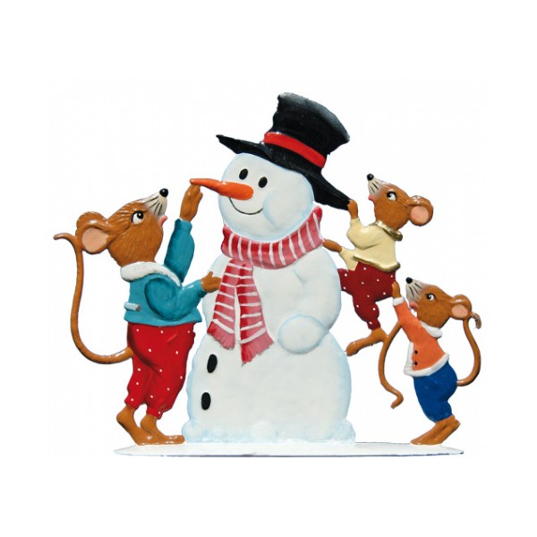 Art Girona Miniatures Mice Build Snowmaker figurine à peindre