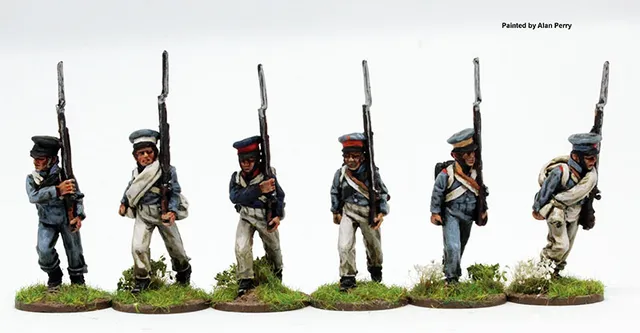 Perry Miniatures Napoleonic PN 54 réservistes marche figurines métal