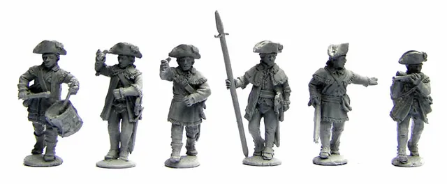 Perry Miniatures American War AW44 figurines commandement hunting-shirts