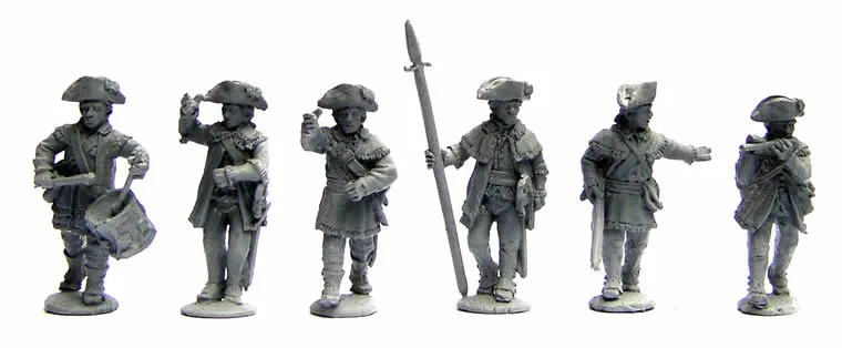 Perry Miniatures American War AW44 figurines commandement hunting-shirts