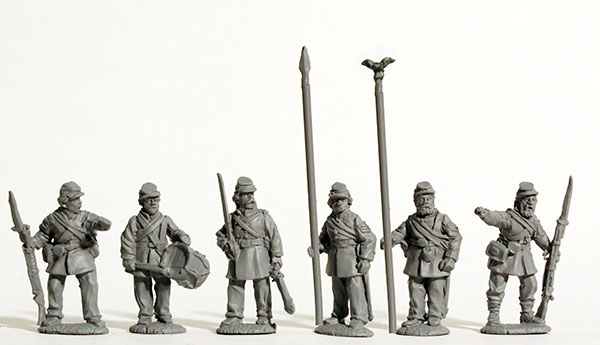 Perry Miniatures American Civil War ACW 82 figurines Union 28mm