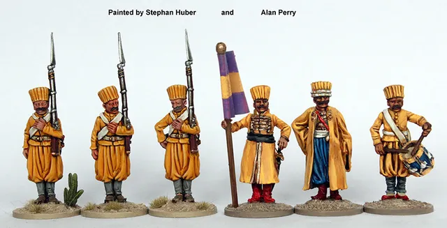 Perry Miniatures OT 9 figurines garde Solak Peik debout