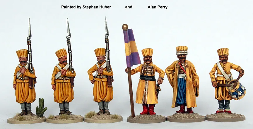 Perry Miniatures OT 9 figurines garde Solak Peik debout