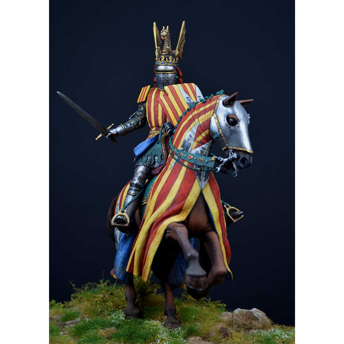 ART GIRONA 70mm Martí Humà figurine roi Aragón