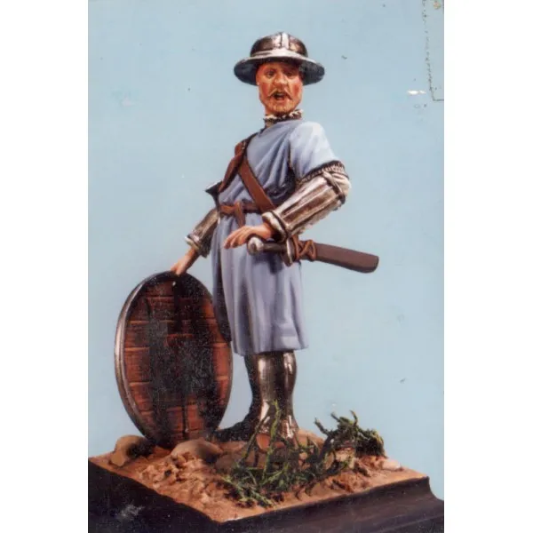 ART GIRONA Miniatures German Infantryman 14th C figurine