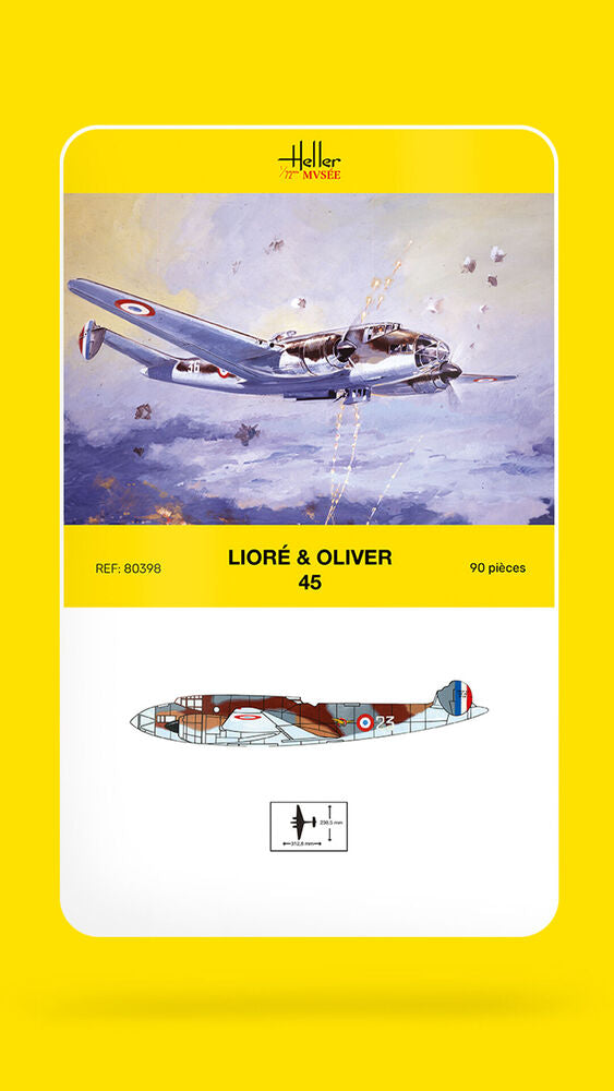 Heller Museum Liore & Olivier 45 maquette avion 1/72