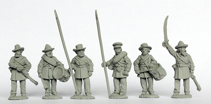 Perry Miniatures American Civil War ACW88 Commandement figurine