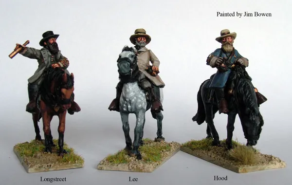 Perry Civil War ACW46 Commandement figurines 28mm montés