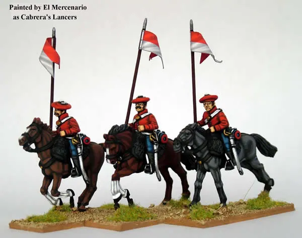 Perry Carlist War CAT11 lanciers figurines 28mm veste
