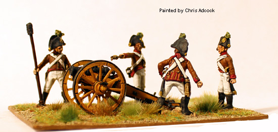 Perry Miniatures AN7 figurines Artillerie obusier 7 livres