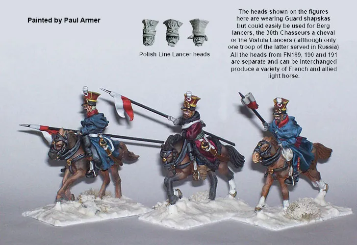 Perry Miniatures Napoleonic FN 191 figurines lanciers retraite Moscou