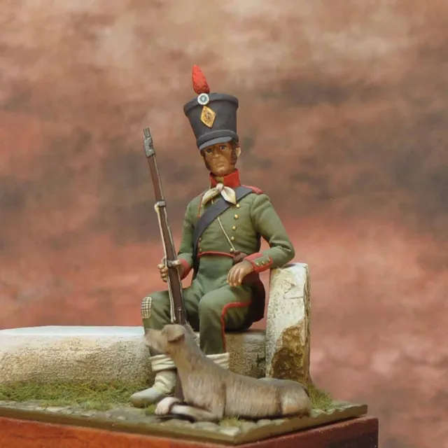 Art Girona Napoleonic Fusilier Schwarzburg figurine 54 mm 1809