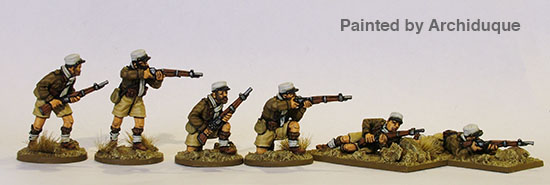 Perry FWW3 figurines Légion étrangère tirailleurs képi