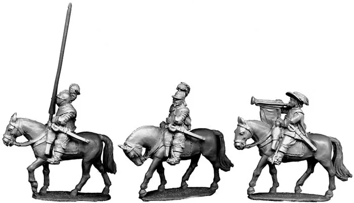 Perry Miniatures ECW15 cuirassiers figurines commandement