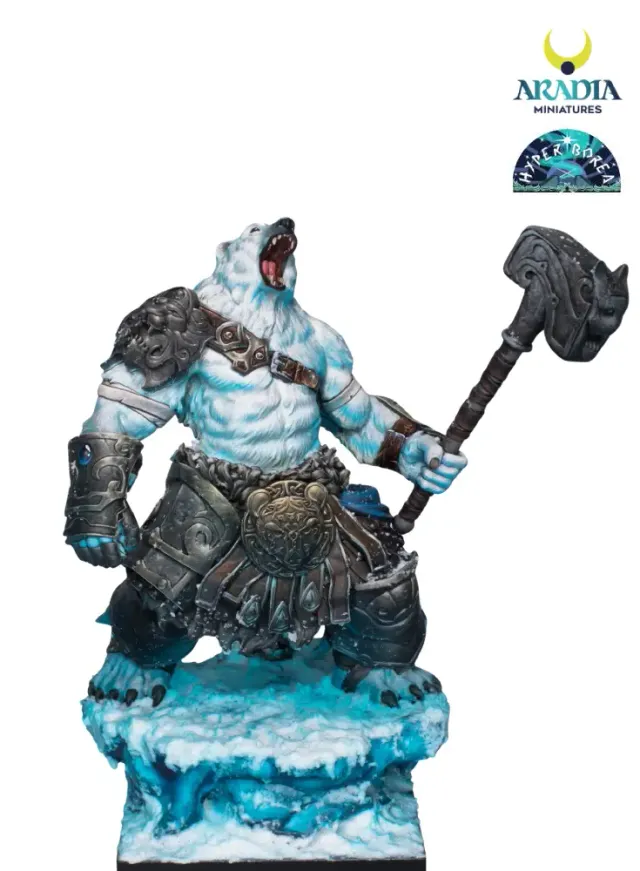 Aradia Minis Hyperborea Bearserker figurine résine