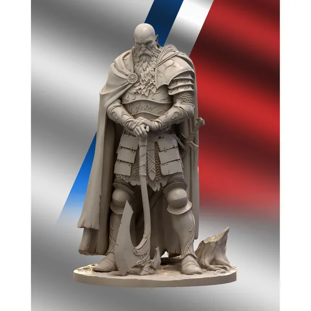 Art Girona Miniatures Green Knight figurine 54 mm à peindre