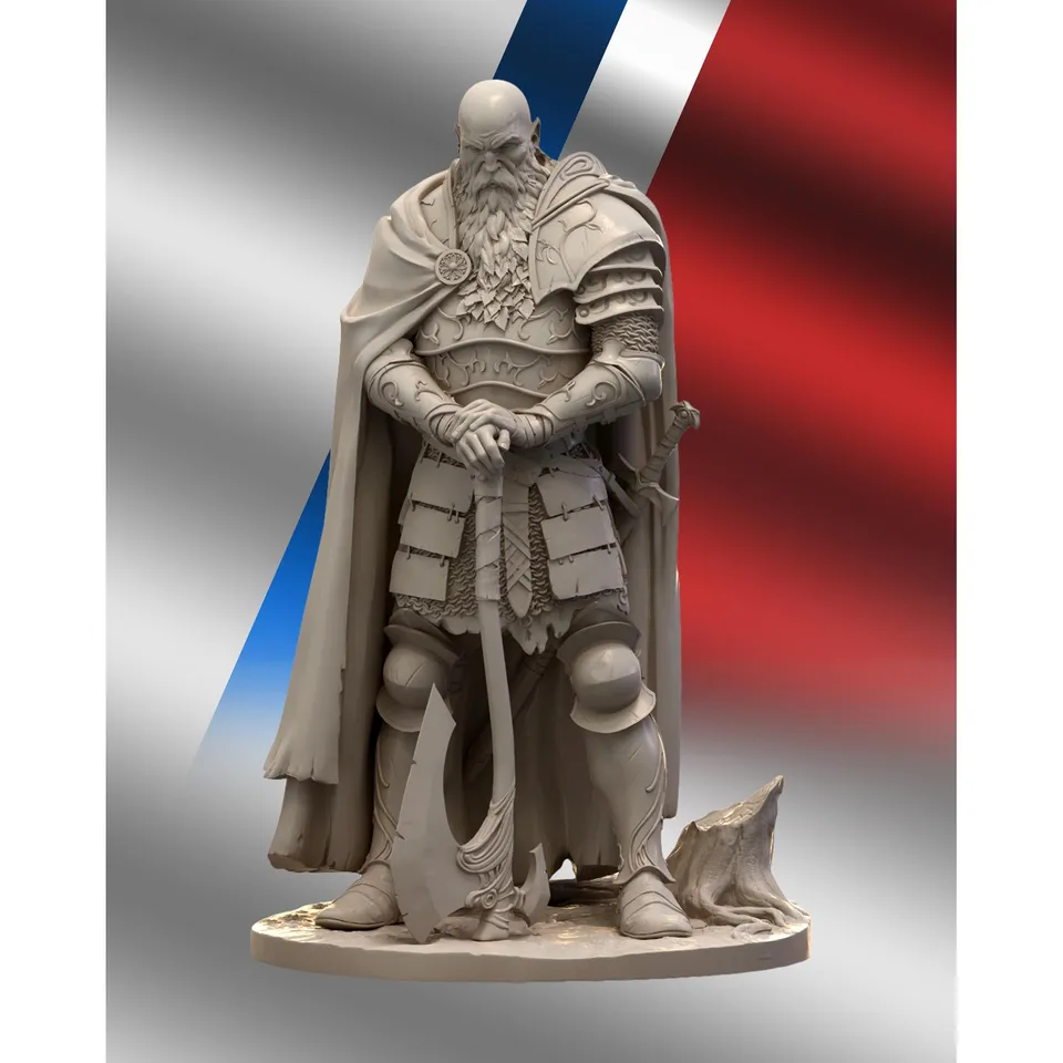 Art Girona Miniatures Green Knight figurine 54 mm à peindre