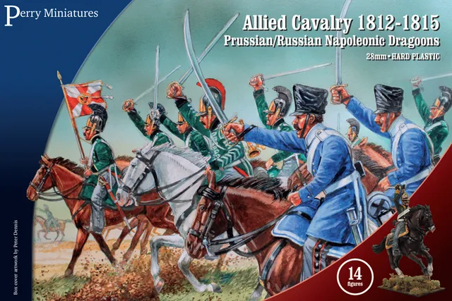 Perry RPN100 cavalerie alliée dragons coffret plastique 14 figurines 28mm