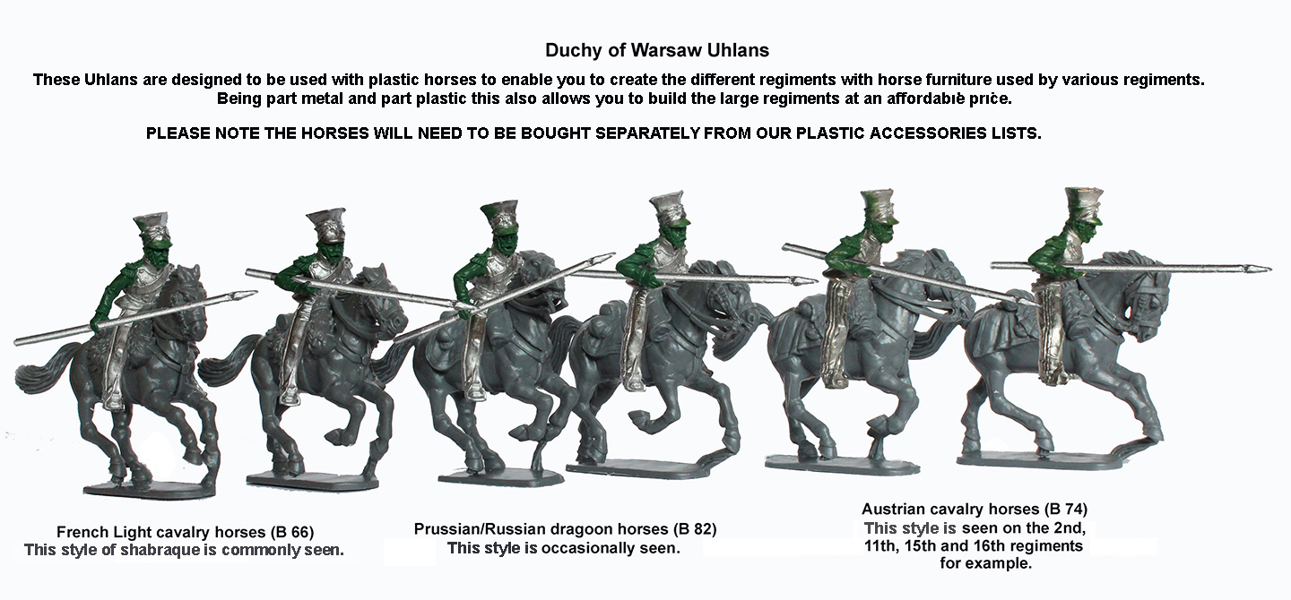 Perry Napoleonic DOW 10 Uhlans figurines 28mm sans chevaux